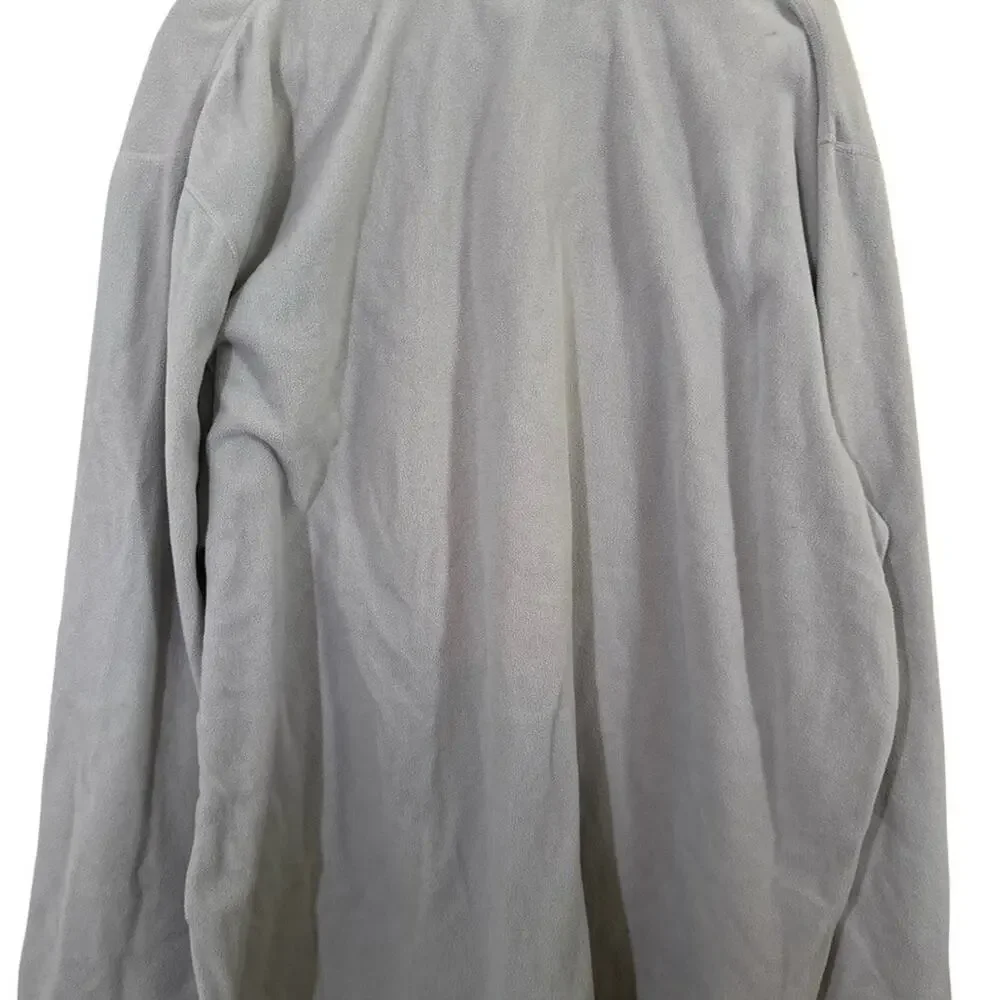 The North Face Mens Gray 1/4 Zip Fleece Long Sleeve Sweatshirt Pullover XXXL /3X